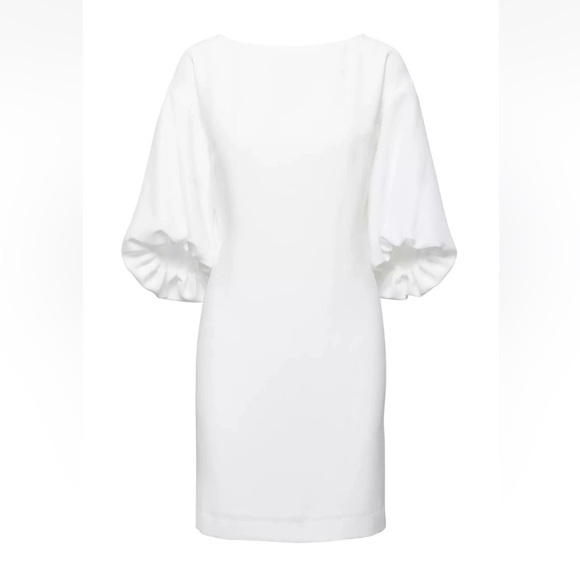 Banana Republic Dresses & Skirts - Banana Republic balloon-sleeve white dress size 10 NWT